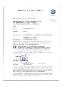 Compliance document_P200 Parking System