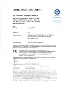 2015 CE Certificate